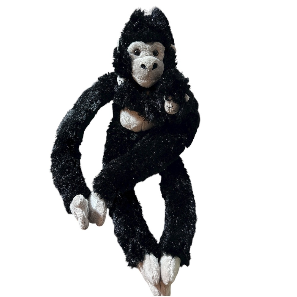 Adventure Planet Gorilla Plush Kids Mother‎ and Baby Hook & Loop Hands Feet 19"